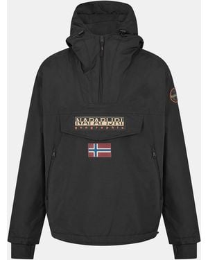 Napapijri Rainforest Waterproof Rain Anorak - Black