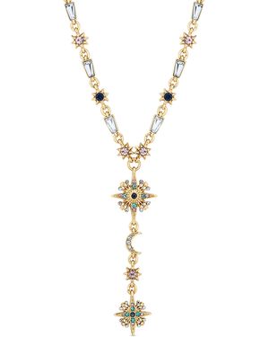 Mood Plated Multi Coloured Fine Celestial Necklace - Metallic