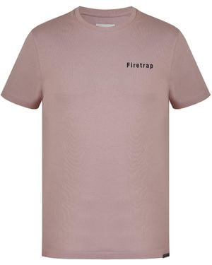 Firetrap Trek T Shirt - Pink
