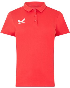 Castore Short Sleeve Polo Shirt - Red