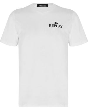 Replay Small Logo T-Shirt - White
