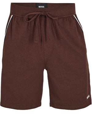 BOSS Bodywear Unique Casual Shorts - Purple
