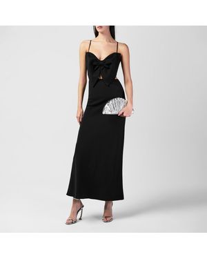 Bardot Paula Bow Maxi Dress - Black