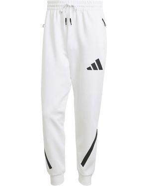 adidas Z.N.E. Tapered-Fit Tracksuit Bottoms - White