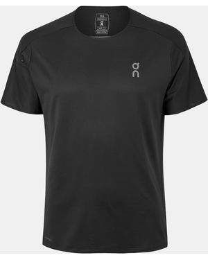 On Shoes Short-Sleeve Performance Running Top - Black