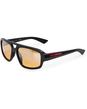 Prada 0Ps B11Su Aviator Sunglasses - Black