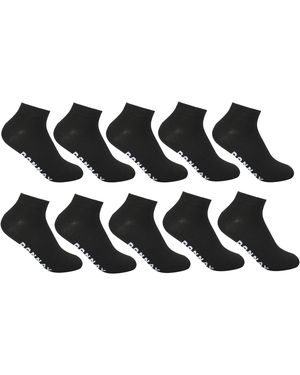 Donnay 10 Pack Trainer Socks - Black