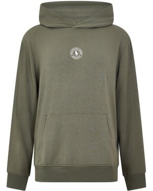 Polo Ralph Lauren Puck Logo Pull Over Hoodie - Green