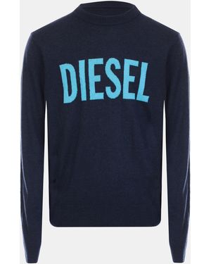 DIESEL K- Crewneck Jumper - Blue