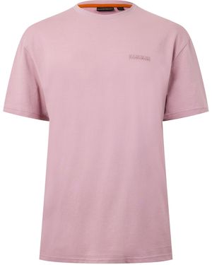 Napapijri Napa Yourte Ss Tee Sn64 - Pink