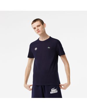 Lacoste Garros Short-Sleeve Regular Fit T-Shirt - Blue