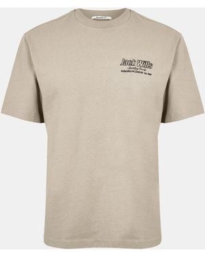 Jack Wills Jw Outline Regular Fit T-Shirt - Natural