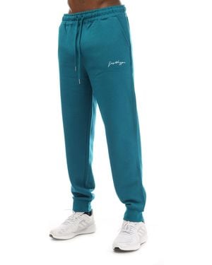 Hype Adults Closed Hem Fleece Joggers - Blue