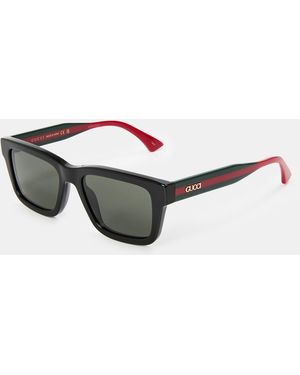 Gucci Rectangular Frame Sunglasses - Grey