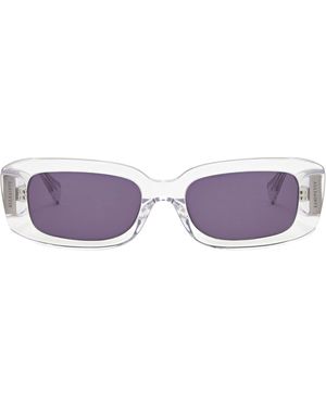 AllSaints All Sonic 99 Geometric Rectangle Sunglasses - Purple