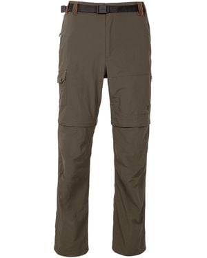 Trespass Rynne Convertible Moisture Wicking Walking Trousers - Grey