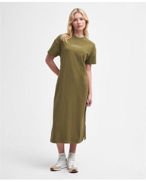 Barbour Sofia Midi Dress - Green