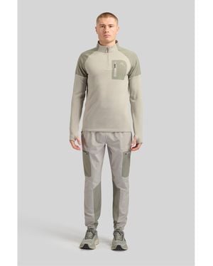 ALTRYN Closed Hem Poly Joggers - Grey