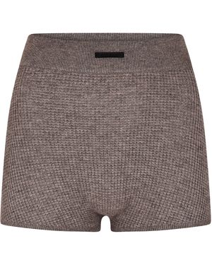 Fear Of God Waffle Fleece Jogger Shorts - Natural
