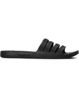 Havaianas Slide Stradi Flip Flops - Black