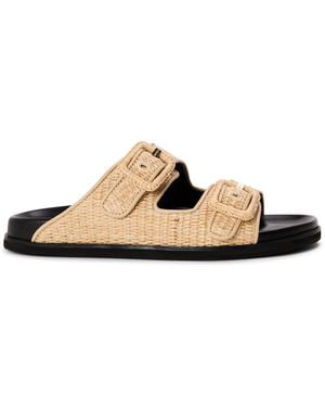 BOSS Freyah Slider Slippers - Natural