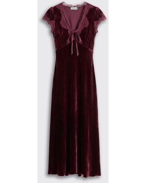 RIXO London Amari Tea Dress - Purple
