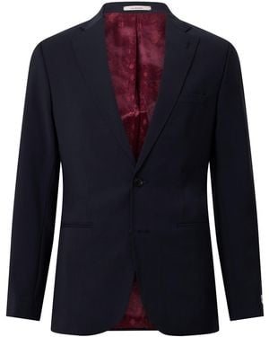 Without Prejudice Willesden Slim Fit Performance Suit Jacket - Blue