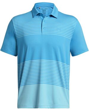 Under Armour Stripe Short-Sleeve Performance Polo Shirt - Blue