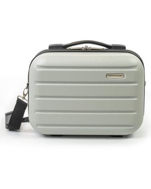 Pierre Cardin Voyager Hard Shell Cabin Case Flight Bag Luggage - Metallic
