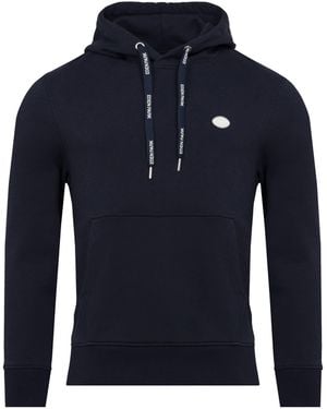 Eden Park Plain Hooded Sweatshirt - Blue
