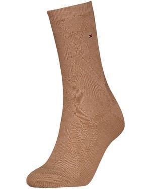 Tommy Hilfiger Crew Socks - Brown