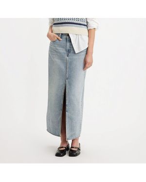 Levi's Ankle Column Skirt Please Hold - Blue