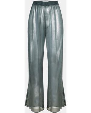 Jack Wills Chiffon Beach Trouser - Blue