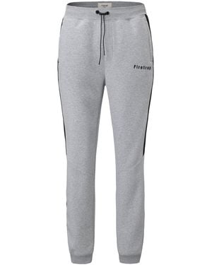 Firetrap Prem Closed Hem Fleece Jogging Bottoms - Grey