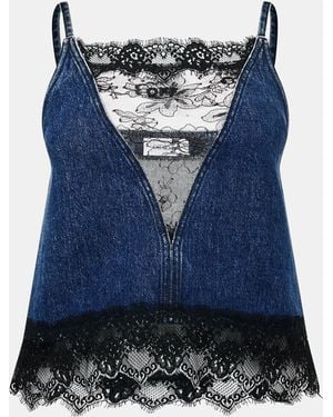 Off-White c/o Virgil Abloh Knitted Tops - Blue