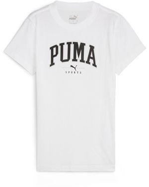 PUMA Squad Graphic Regular Fit T-Shirt - White