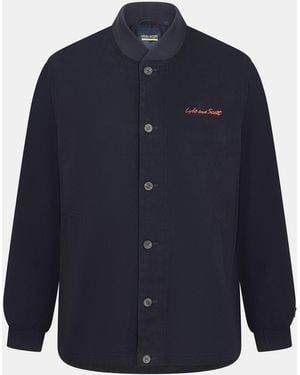 Lyle & Scott Lightweight Quilted Puffer Jacket - Blue