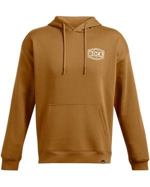 Under Armour Icon Fleece Performance Hoodie - Brown