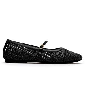 Clarks Ballet Court Shoes - Black