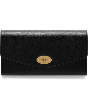Mulberry Darley Wallet Small Classic Grain - Black