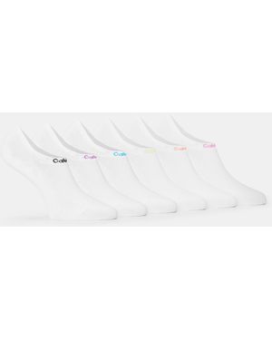 Calvin Klein Invisible Trainer Socks - White