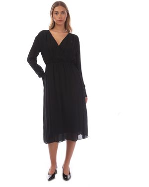 BOSS Dagatta Wrap Dress - Black
