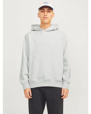 Jack & Jones Urban Edge 400 Gsm Hoodie - Grey