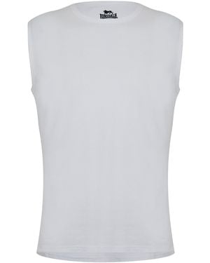 Lonsdale London Sleeveless T-Shirt - White