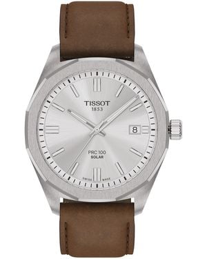 Tissot Prc100 Solar Analogue Quartz Watch - Metallic