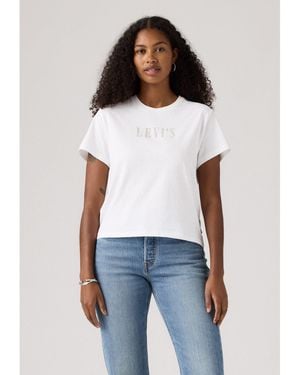 Levi's Graphic Classic Rhinestone Regular Fit T-Shirt - White
