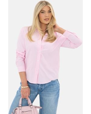 I Saw It First Striped Shirt - Purple