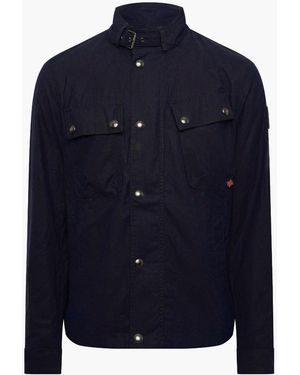 Belstaff Fieldmaster Wax Jacket - Blue