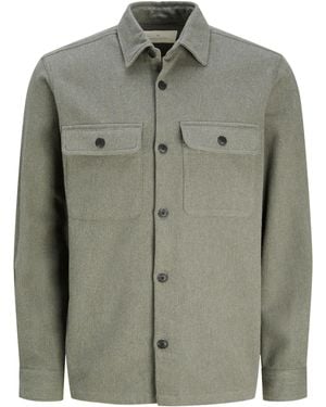 Jack & Jones Jj Structured Overshirt - Green