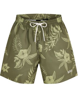 BOSS Turtle Swim Shorts - Green